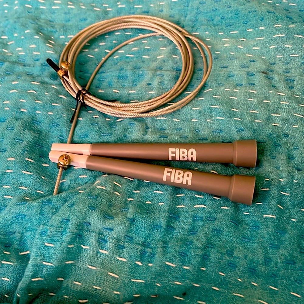 FIBA jump rope for cross fit or weight loss, NEW condition